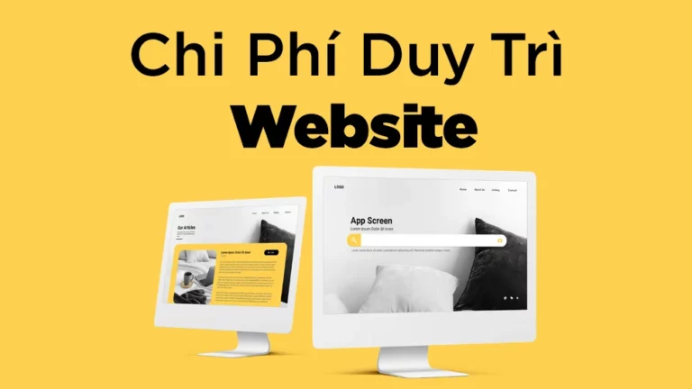 Chi Phí Duy Trì Website, Thiết Kế Website, Duy Trì Tên Miền