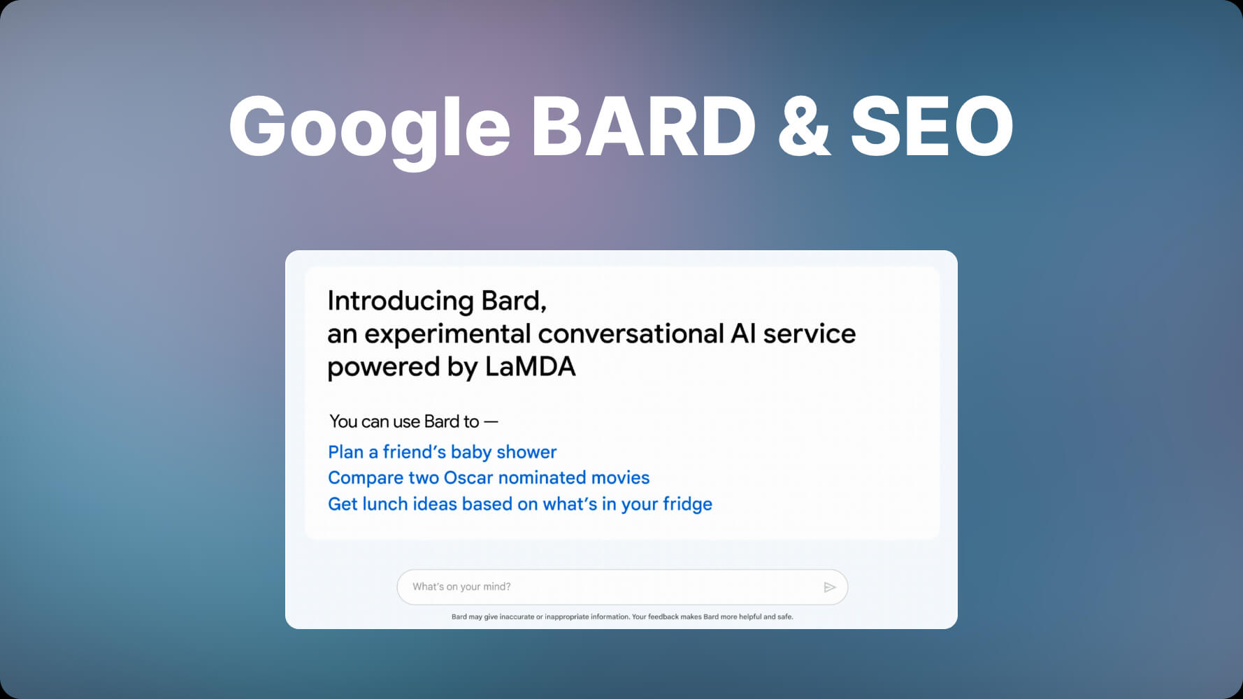 Google BARD SEO: The Key to Unlocking Maximum Visibility with Featured Results Optimization